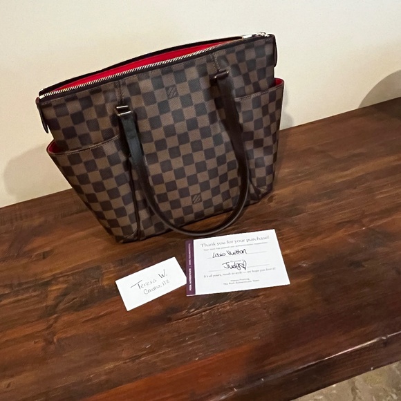 Louis Vuitton Damier Ebene Totally PM Canvas Brown Tote - Brand New - Never used - Picture 4 of 16